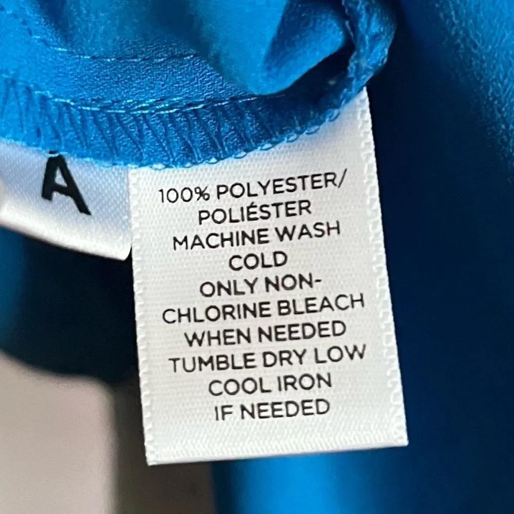 Loft Blue Split Neck Tank Top - image 4